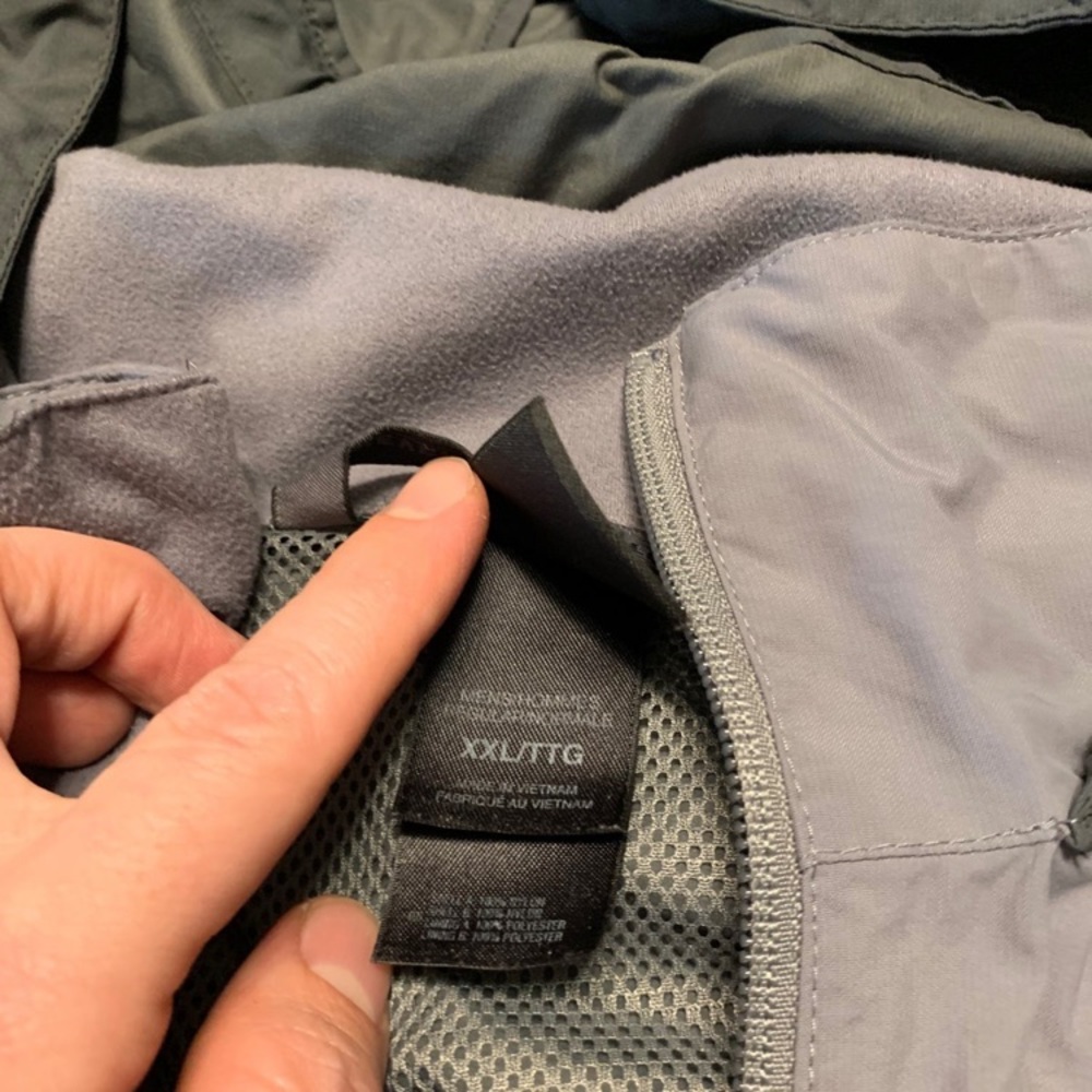 North Face Windproof Gray Soft Full Zip Breathabl… - image 4